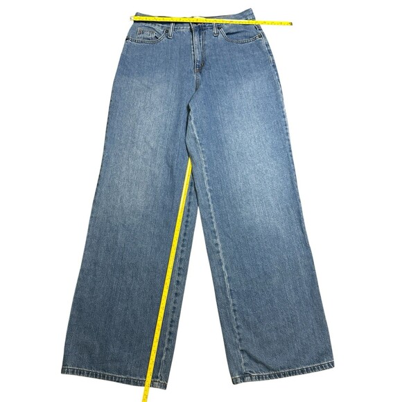 Universal Thread Relaxed Wide Leg Jeans Womens 4 High Rise Lightweight Denim - Picture 5 of 8